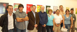 Lliurament de premi del concurs de cartells Sant Andreu 2008
