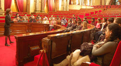 Recepció de l'Ajuntament Jove al Parlament de Catalunya